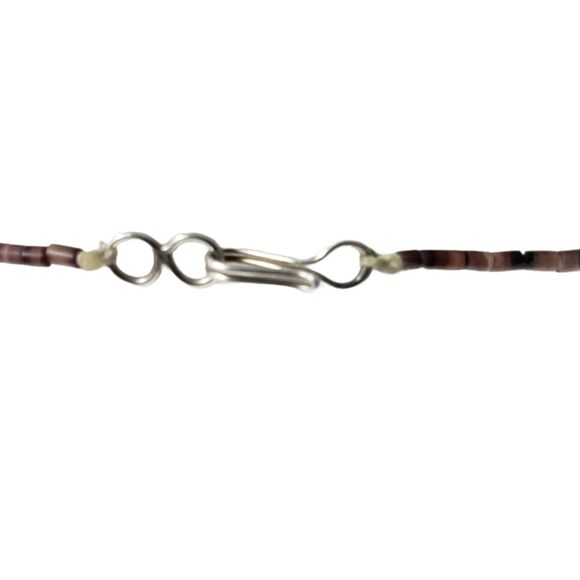 Native American Zuni Bear Totem Fetish Necklace Vintage Animal Natural Stone - Picture 9 of 12